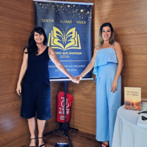 Veronica Barbosa com Fernanda Groba na Imersão Mulheres com Propósito